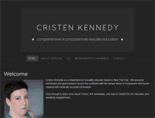 Tablet Screenshot of cristenkennedy.com